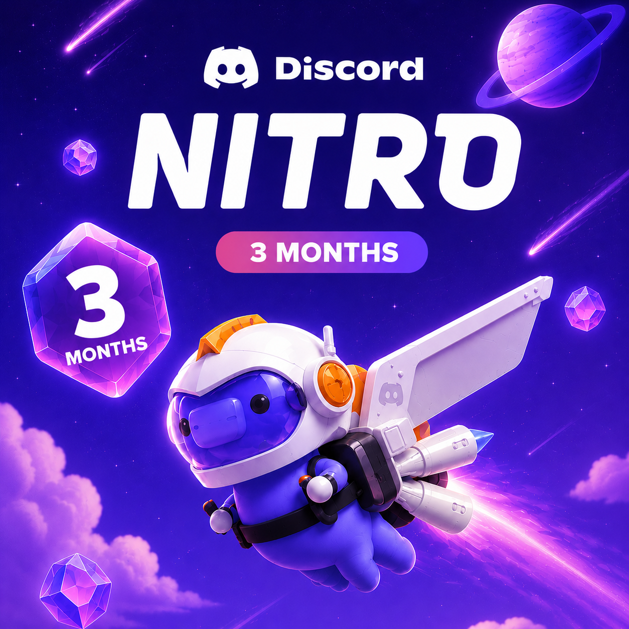 Discord Nitro 3 meses