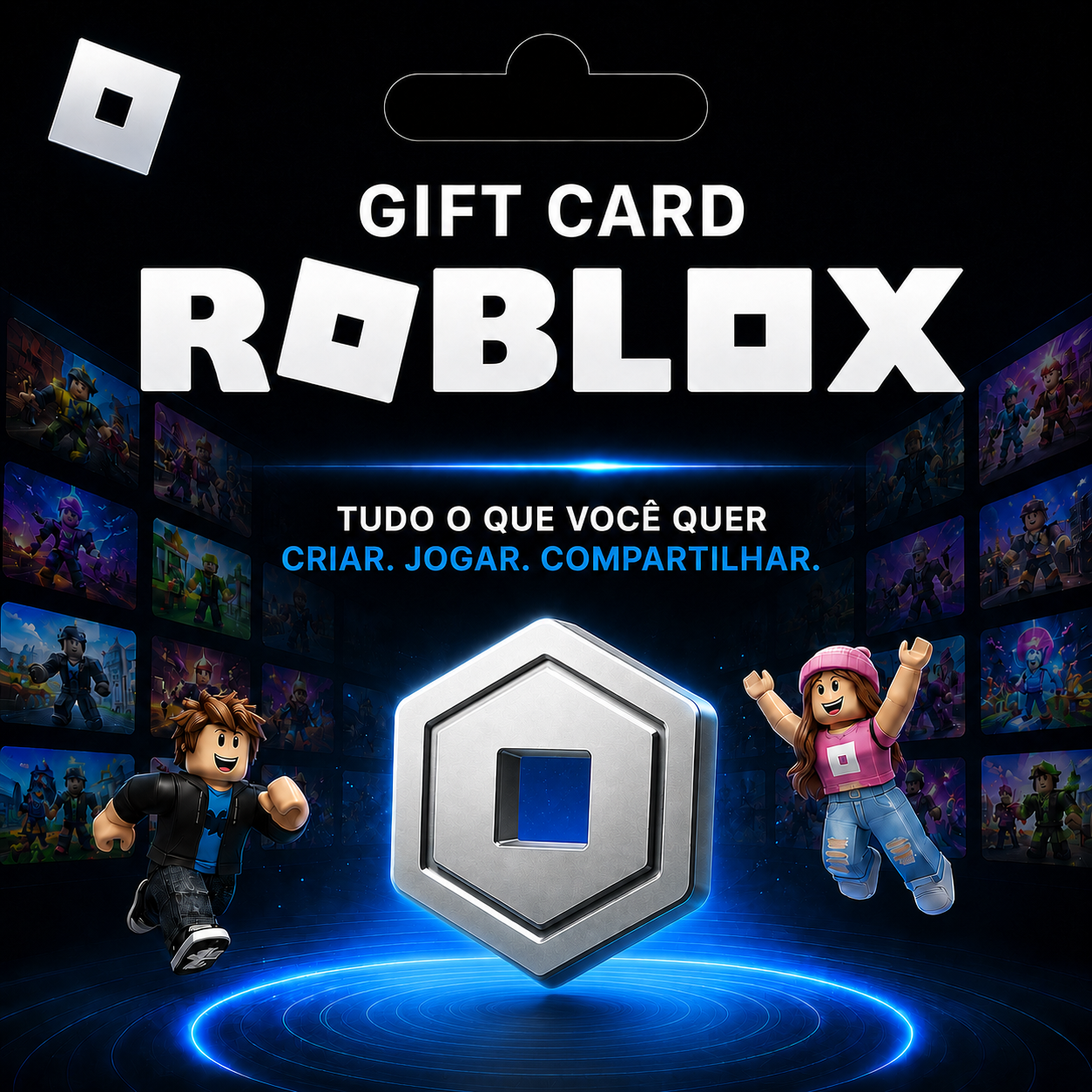 Robux — Cartão Roblox 800 Robux